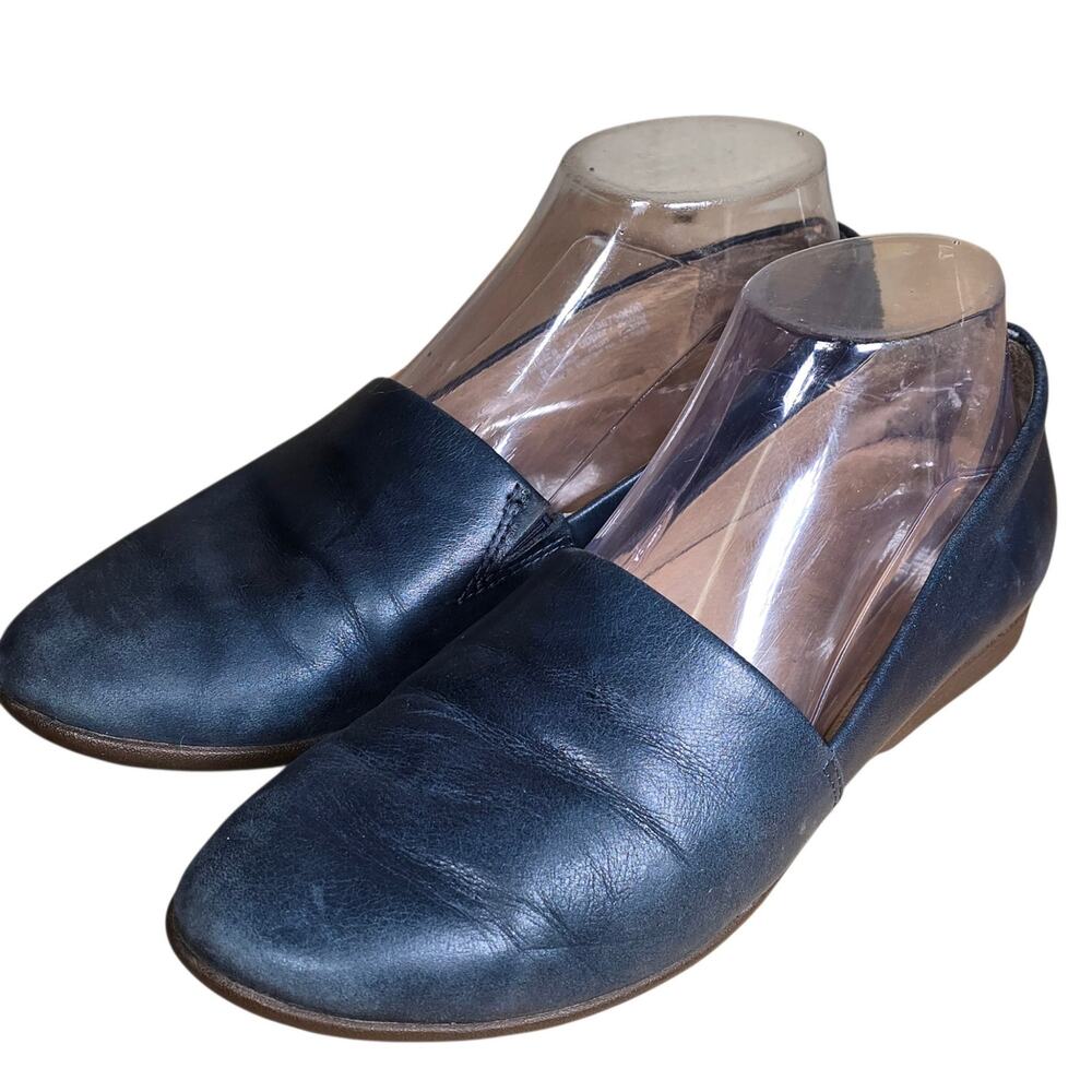 EU Size 37 Size 6.5 Women’s Dansko Larisa Navy Milled Great Condition Leather
